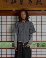 waffle docking check Western shirt