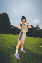 HTH × PIKO cropped tee