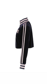 velour track jacket