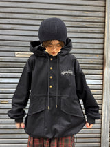 hooded blouson