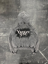 universal logo Premium crush EMB zip hoodie