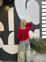 heart switch long tee