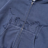 BLESSS U Pigment Zip Hoodie