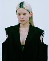 CUT SHOULDER BOXY JACKET