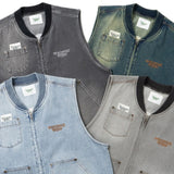 三葉草徽標牛仔布背心