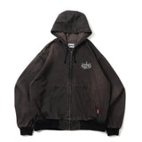 King Logo Vintage Denim Hoodie