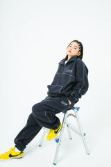 Half zip fleece setup