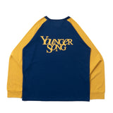 universal logo raglan ls tee