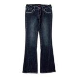 Cross Patch Low-Rise Denim Pants