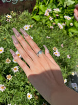 원 하트 로고 링