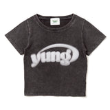 yung logo spray ss tee