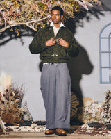 wool western stripe slacks