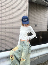 heart switch long tee