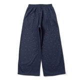 rhinestone curve sweat pants