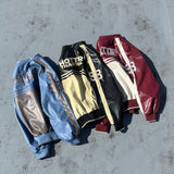 FAUX LEATHER Switching Blouson