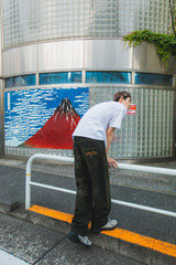 OVER DYE DOUBLE KNEE DENIM