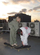 像心臟徽標汗水褲一樣復古