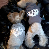 glitter heart logo hoodie (for pets)