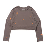 All over pattern long tee