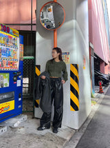 shaggy cropped cardigan