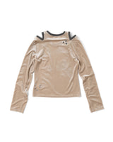 VARSITY VELOUR TOP