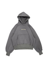 check pattern heart logo hoodie