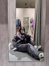 HTH × umbro nylon blouson