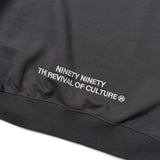 9090 OG徽標緞面Crewneck汗水(輕)