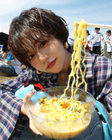 チェック柄のテーラードジャケット