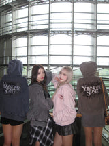 universal logo Premium crush EMB zip 连帽衫