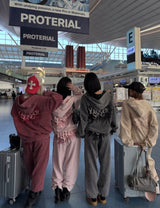 universal logo Premium crush EMB zip hoodie