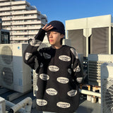 圓徽標jacquard編織