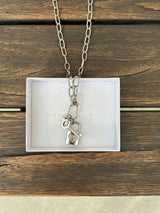 key charm necklace