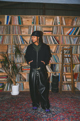 Ballsy Painter Faux Leather Baggy Pants