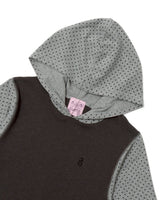 Dots Hooded tee