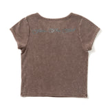 Pigment rhinestone tee