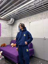 H flower logo hoodie setup