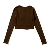 H heart check pattern long Tee