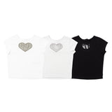 see through heart tee