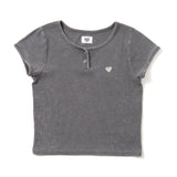 Pigment rhinestone tee