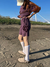 Vintage Like Heart Logo Shorts