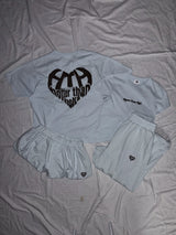 GLITTER HEART LOGO TEE