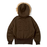 volume fur zip hoodie