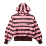 border heart logo hoodie