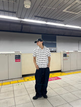 All over pattern polo shirt