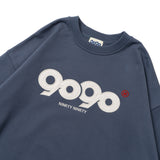 9090 OG徽標緞面Crewneck汗水(輕)