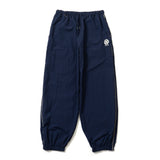 N logo side-zip nylon pants