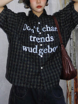 WB classic check shirt