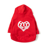 heart logo hoodie( for pets)