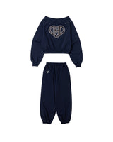 H HEART LOGO 露肩套装